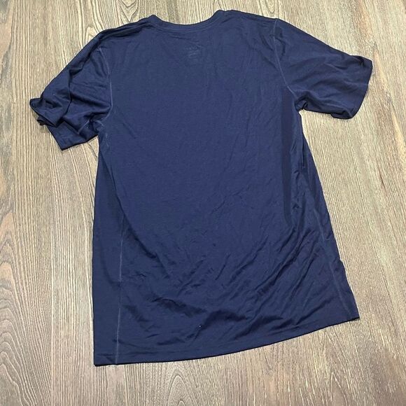 NWOT Nike Dri-Fit Basic Tee Shirt Short Sleeve Crewneck Pullover Navy Blue Small - Picture 5 of 5